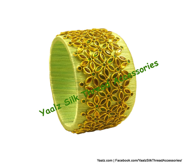 silk thread Single Bangle Collections 