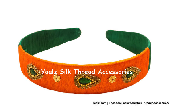 silk thread Hair Bands 