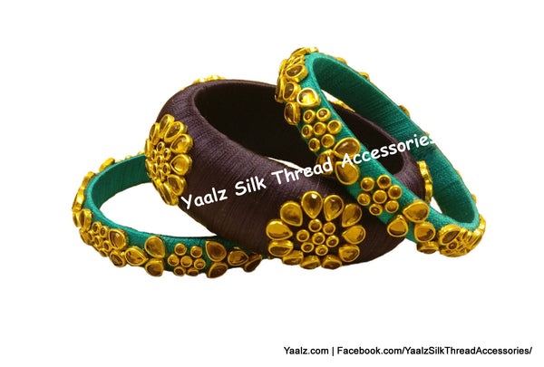 silk thread Grandeur Bangle Collections 