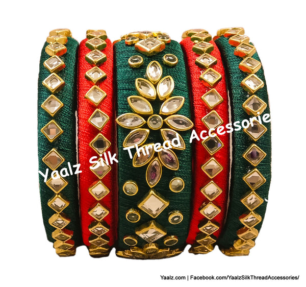 silk thread Grandeur Bangle Collections 