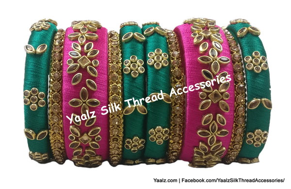 silk thread Grandeur Bangle Collections 