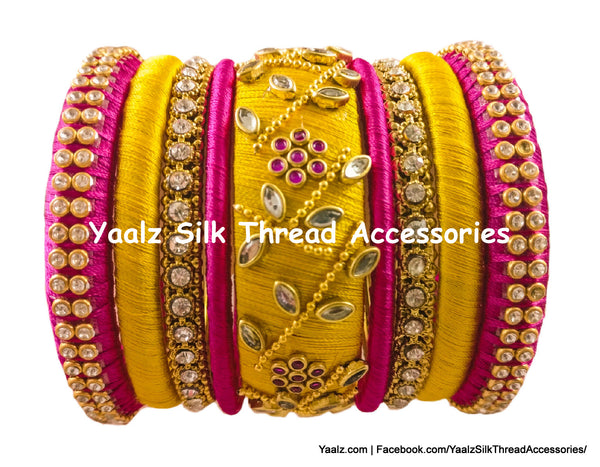 silk thread Grandeur Bangle Collections 