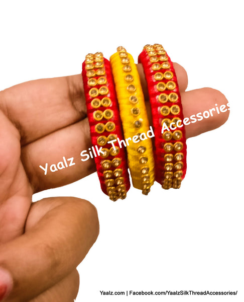 silk thread Grandeur Bangle Collections 
