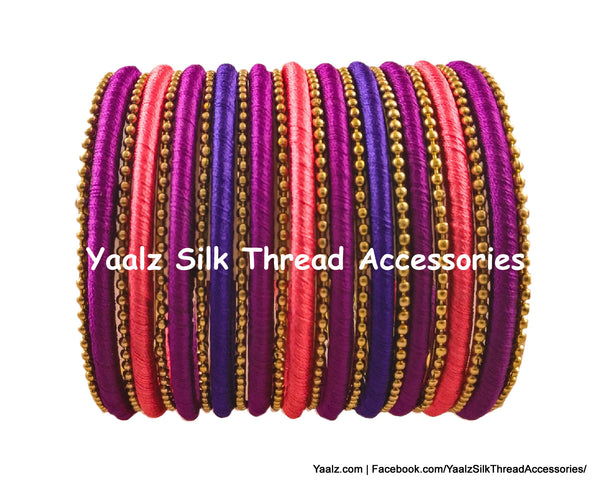 silk thread Assorted Bangle Collections 