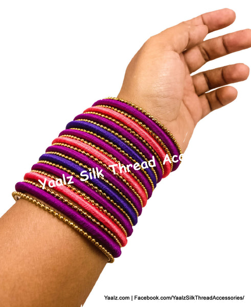 silk thread Assorted Bangle Collections 