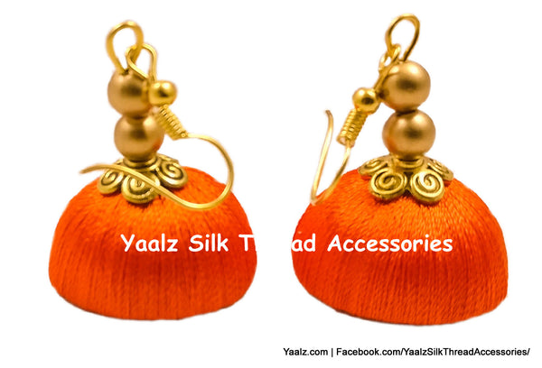 silk thread Grandeur Jumka Collections 