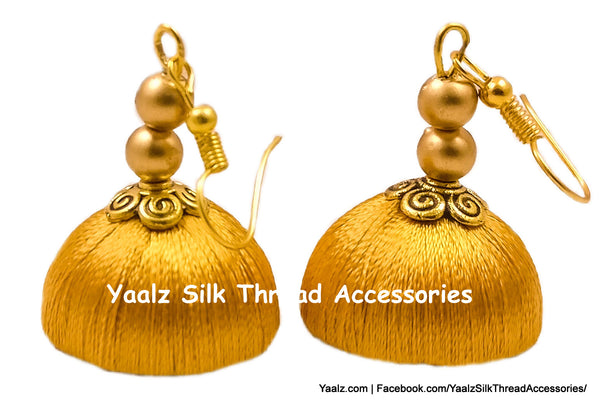 silk thread Grandeur Jumka Collections 