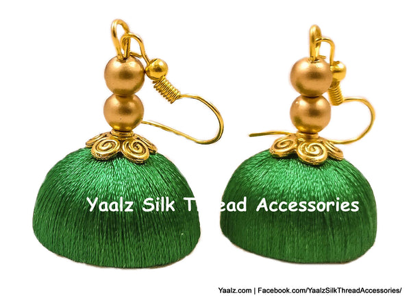 silk thread Grandeur Jumka Collections 