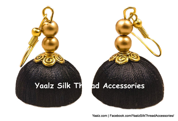 silk thread Grandeur Jumka Collections 