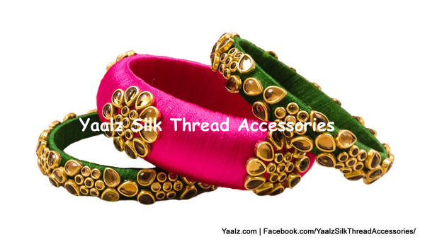 silk thread Grandeur Bangle Collections 