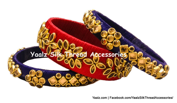 silk thread Grandeur Bangle Collections 