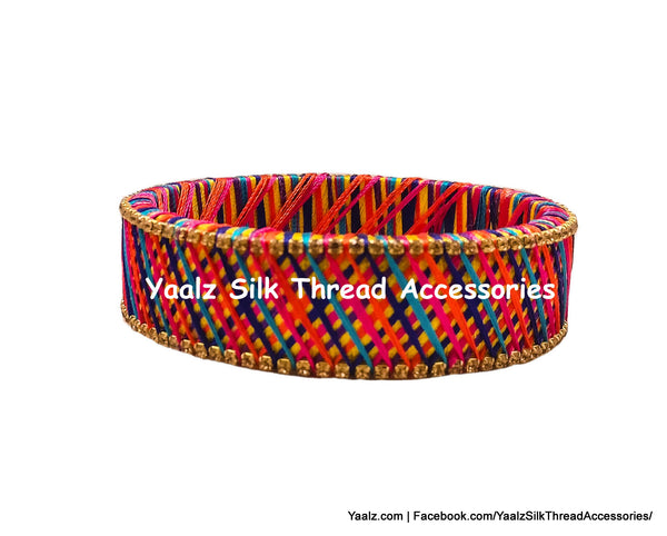 silk thread Checker Bangles 