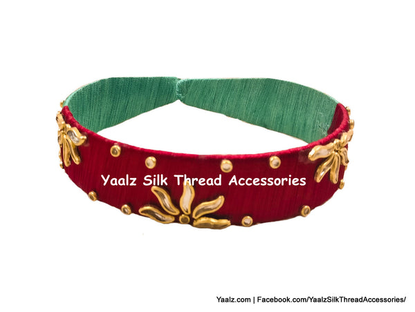 silk thread Hair Bands 