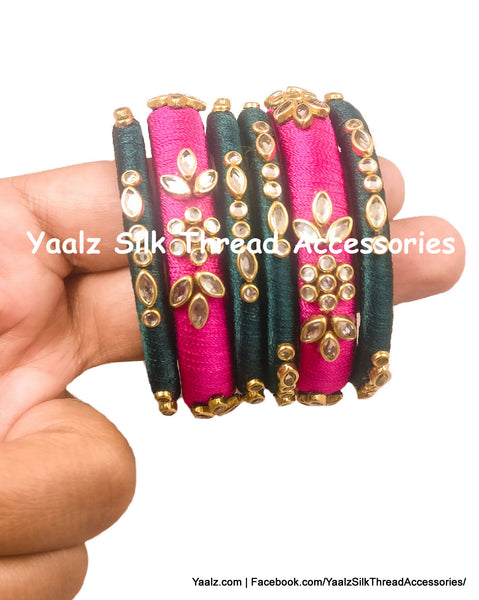 silk thread Grandeur Bangle Collections 