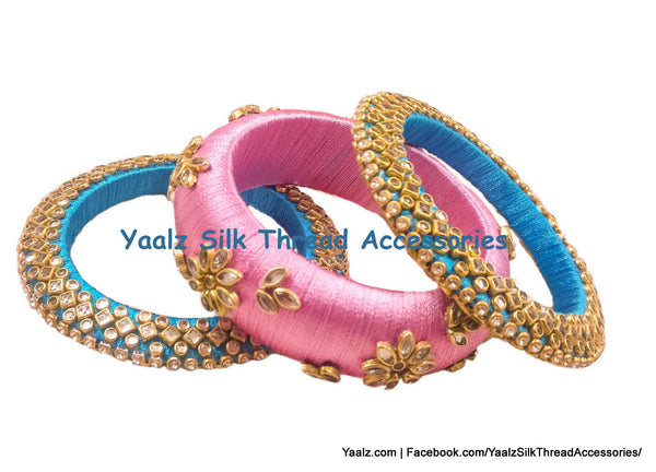 silk thread Grandeur Bangle Collections 