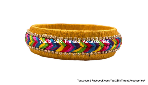 silk thread Checker Bangles 