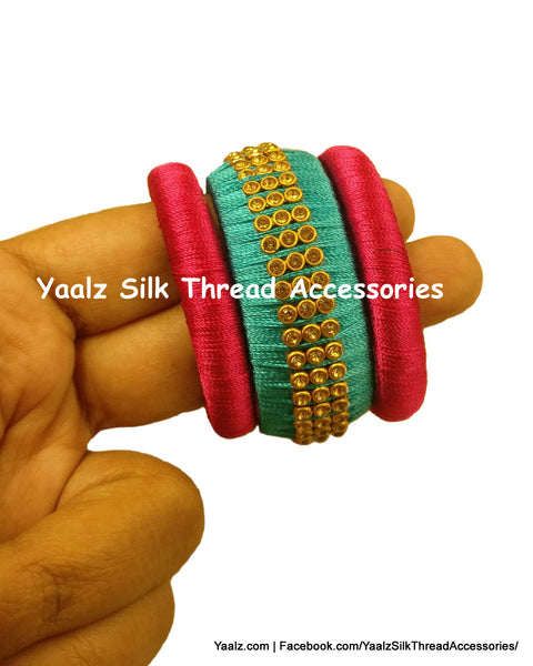 silk thread Grandeur Bangle Collections 