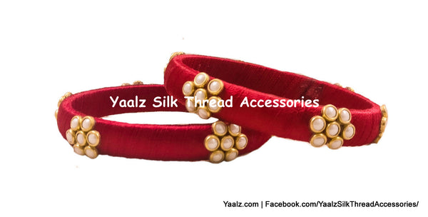silk thread Single Bangle Collections 