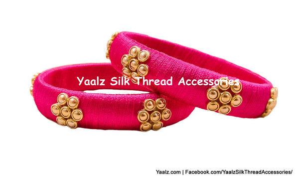 silk thread Single Bangle Collections 