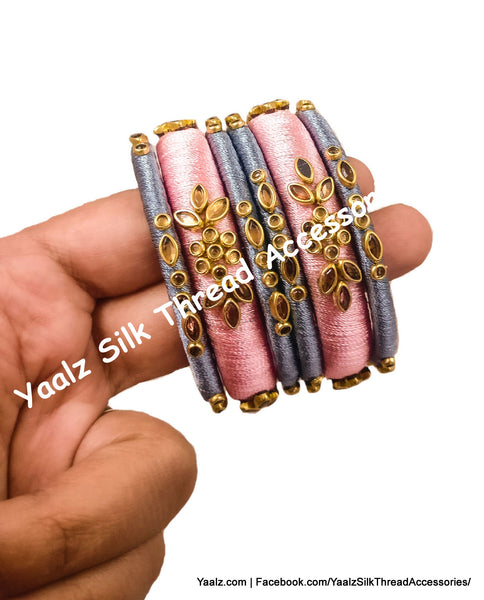 silk thread Grandeur Bangle Collections 