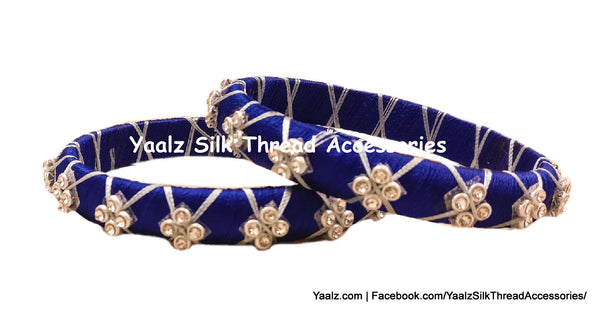 silk thread Single Bangle Collections 