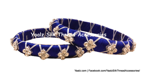 silk thread Single Bangle Collections 