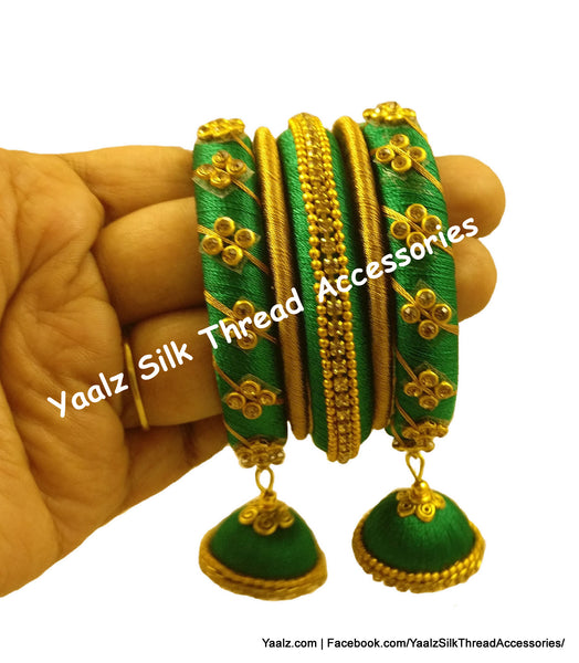 silk thread Grandeur Bangle Collections 