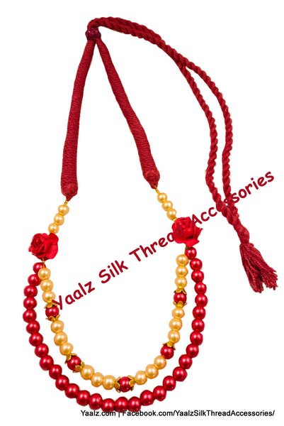 silk thread NECKSET & EARRING 