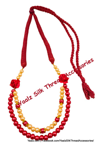 silk thread NECKSET & EARRING 