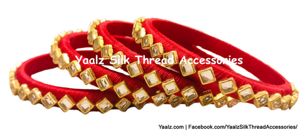 silk thread Single Bangle Collections 