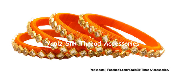 silk thread Single Bangle Collections 