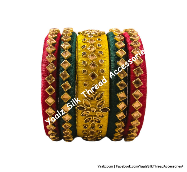 silk thread Grandeur Bangle Collections 