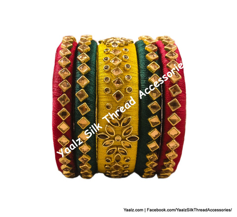 silk thread Grandeur Bangle Collections 
