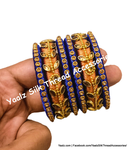 silk thread Assorted Bangle Collections 