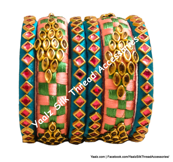 silk thread Grandeur Bangle Collections 