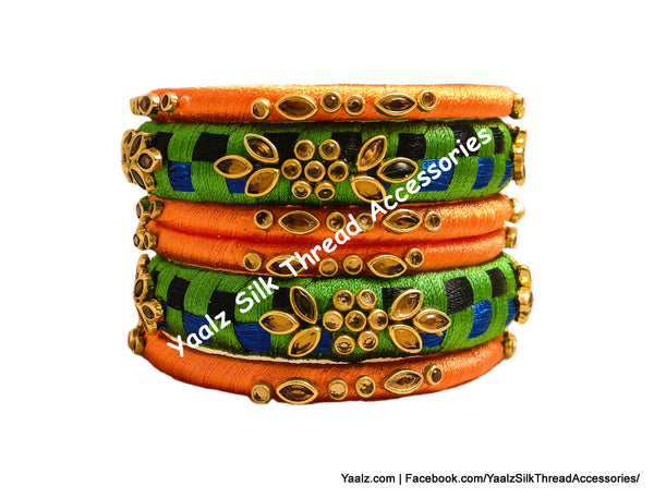 silk thread Grandeur Bangle Collections 