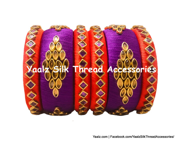 silk thread Grandeur Bangle Collections 