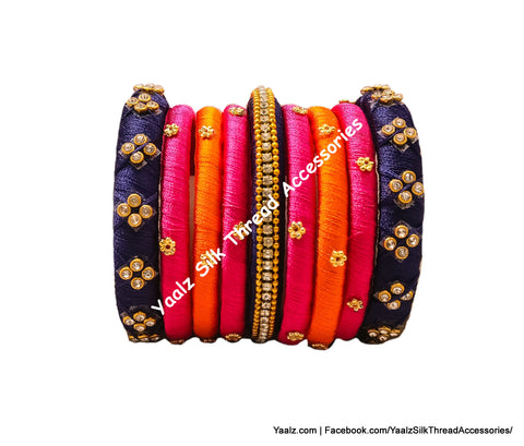 silk thread Grandeur Bangle Collections 