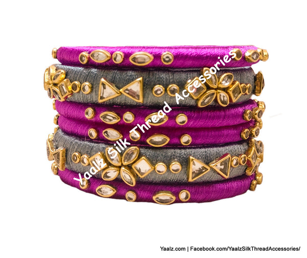 silk thread Grandeur Bangle Collections 