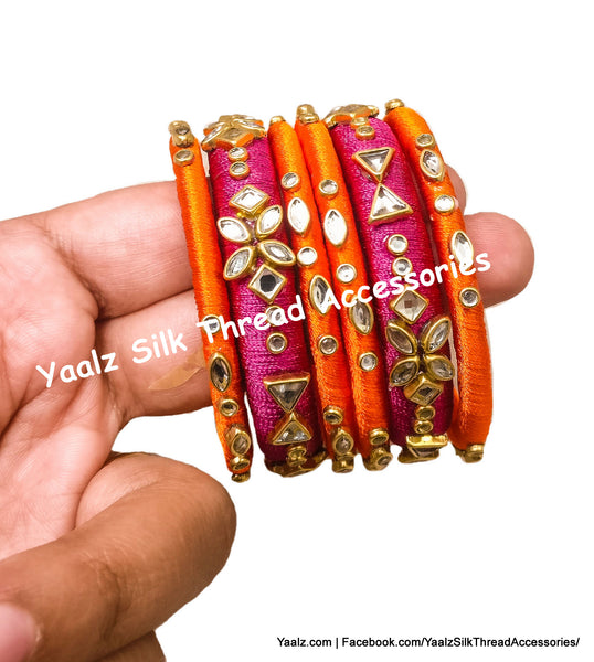 silk thread Grandeur Bangle Collections 