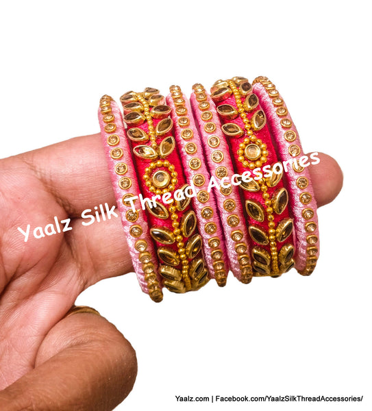 silk thread Assorted Bangle Collections 