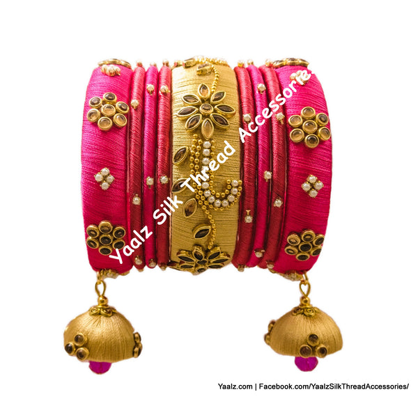 silk thread Grandeur Bangle Collections 