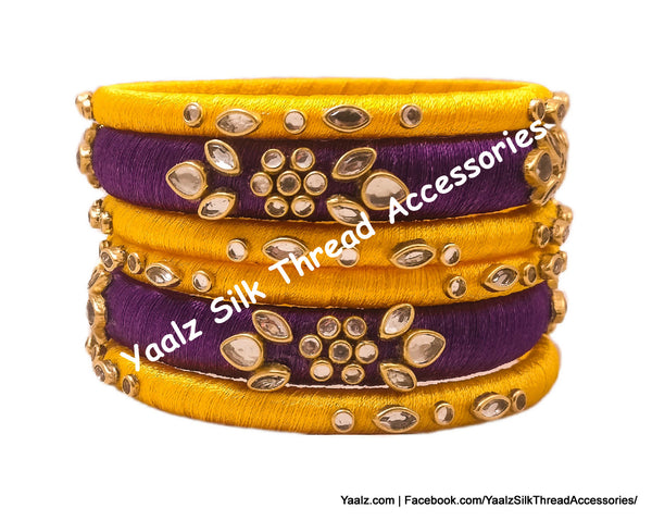 silk thread Grandeur Bangle Collections 