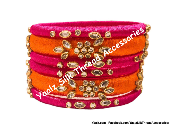 silk thread Grandeur Bangle Collections 