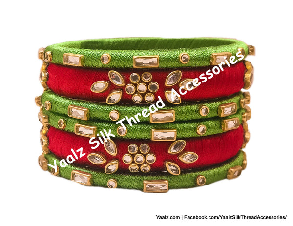 silk thread Grandeur Bangle Collections 
