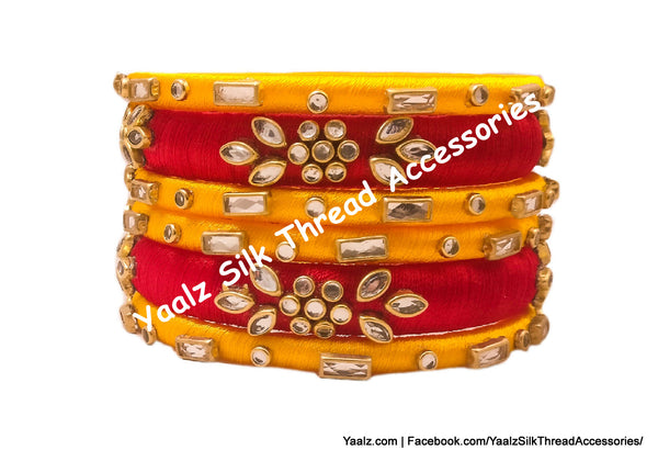 silk thread Grandeur Bangle Collections 