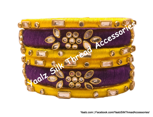 silk thread Grandeur Bangle Collections 
