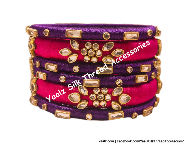 silk thread Grandeur Bangle Collections 