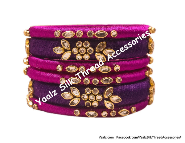 silk thread Grandeur Bangle Collections 