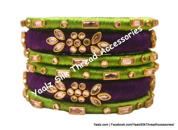 silk thread Grandeur Bangle Collections 